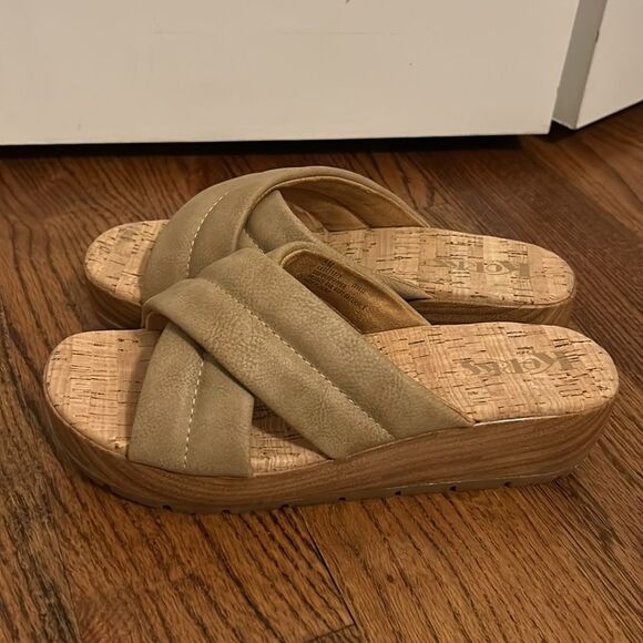 KORKS Women's Faithe Natural Size 8 New with Tags - Picture 3 of 6